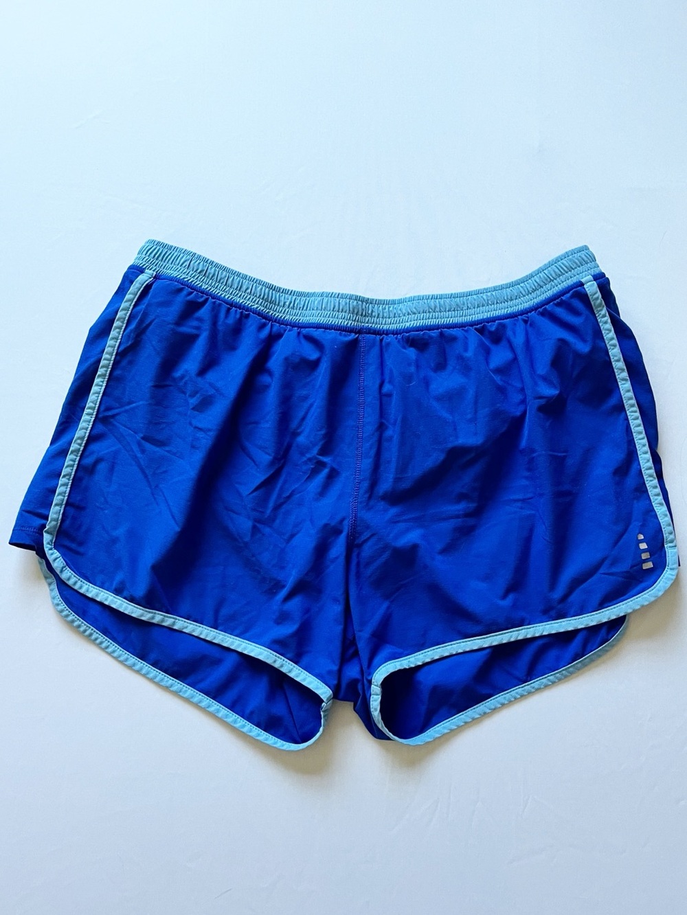 Lands End Blue Women's Athletic Running Shorts XL 18
